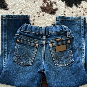 Wrangler Blue Boot Cut Jeans Classic Style